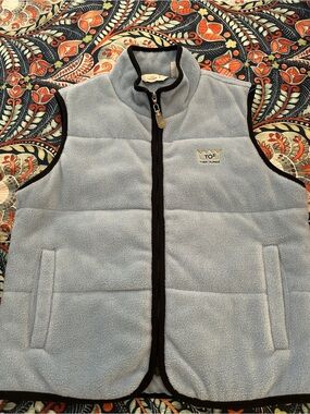 Todd Oldham Light Blue Fleece Vest